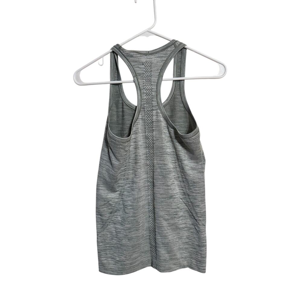 Lululemon Swiftly Tech Racerback Tank Top Heathered Green Size 4 - Picture 2 of 6